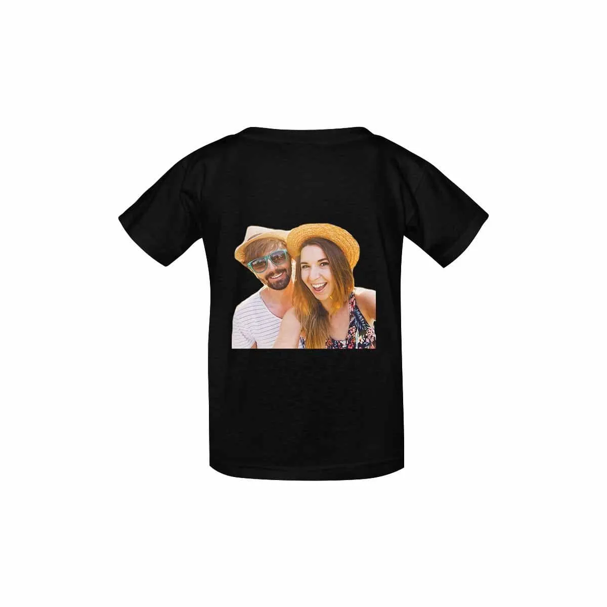 #6-15Y Custom Mom&Dad Face Kid's T-shirt