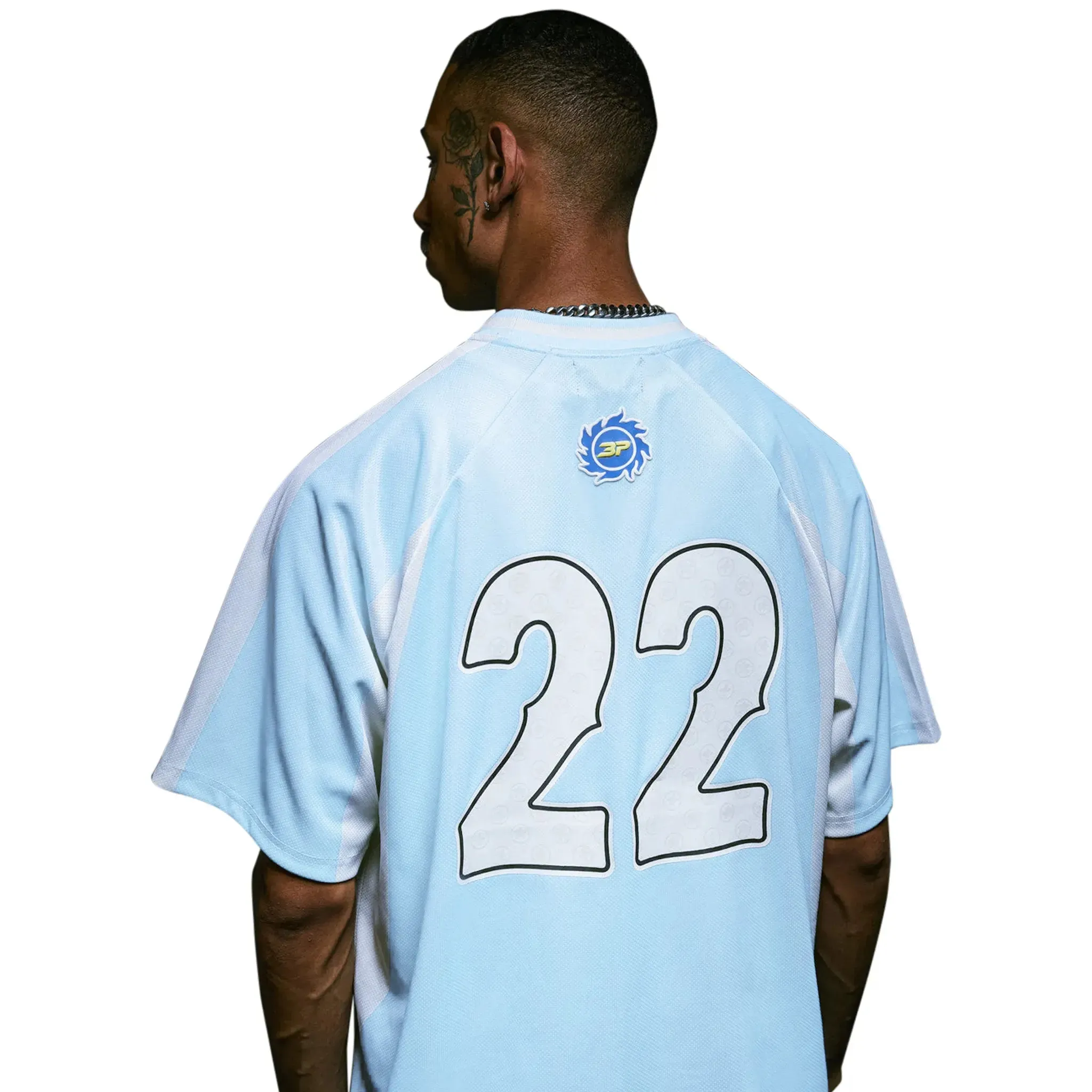 Broken Planet Light Blue Football Jersey