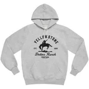 Changes Yellowstone Men's Grey Bucking Bronco Hoodie