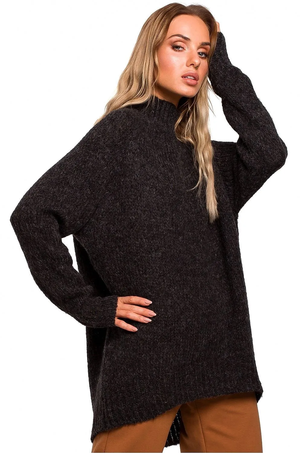 Chic Asymmetrical Knit Sweater