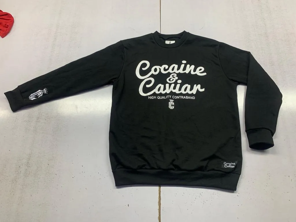 COCAINE & CAVIAR BRAND SWEATSHIRT