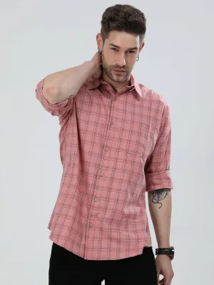 Flamingo Checkered Cotton Shirts