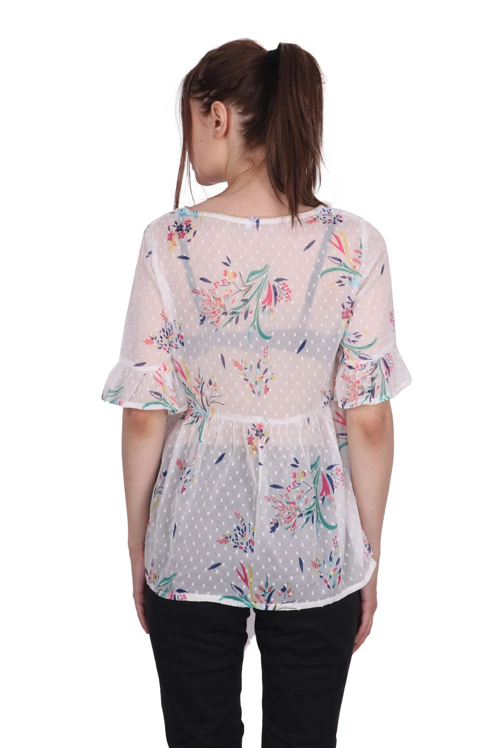 Floral Printed Woven Top