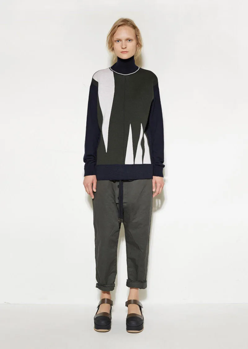 Graphic Turtleneck