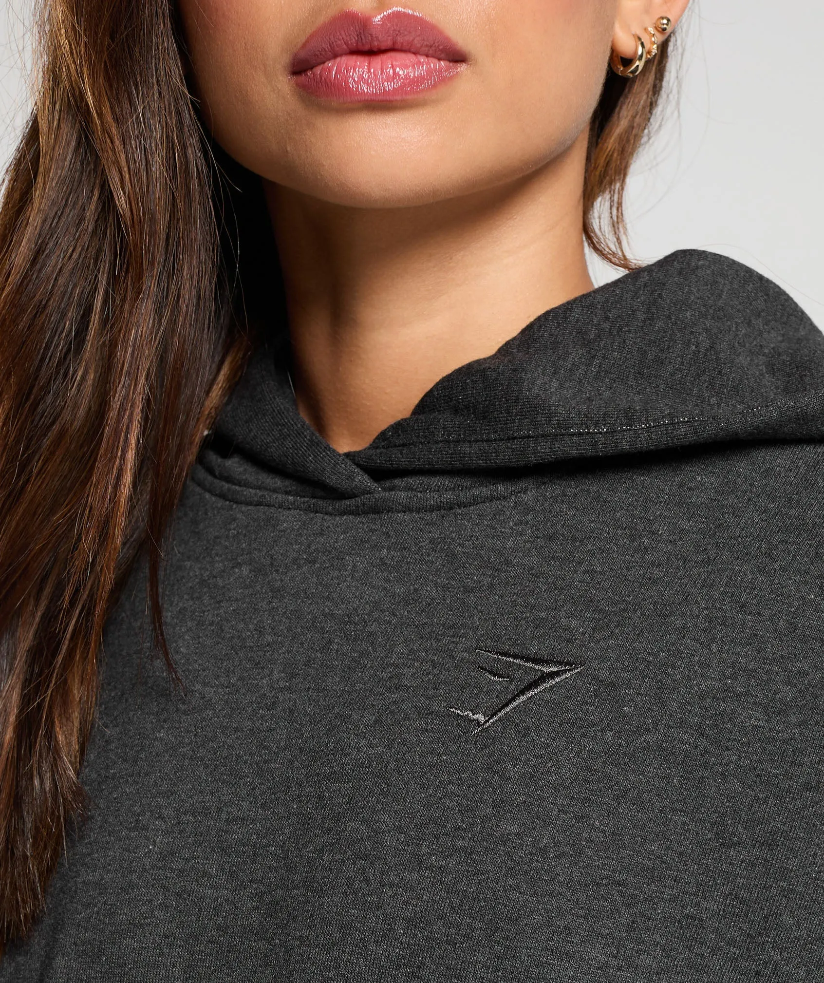 Gymshark Rest Day Sweats Hoodie - Black Marl