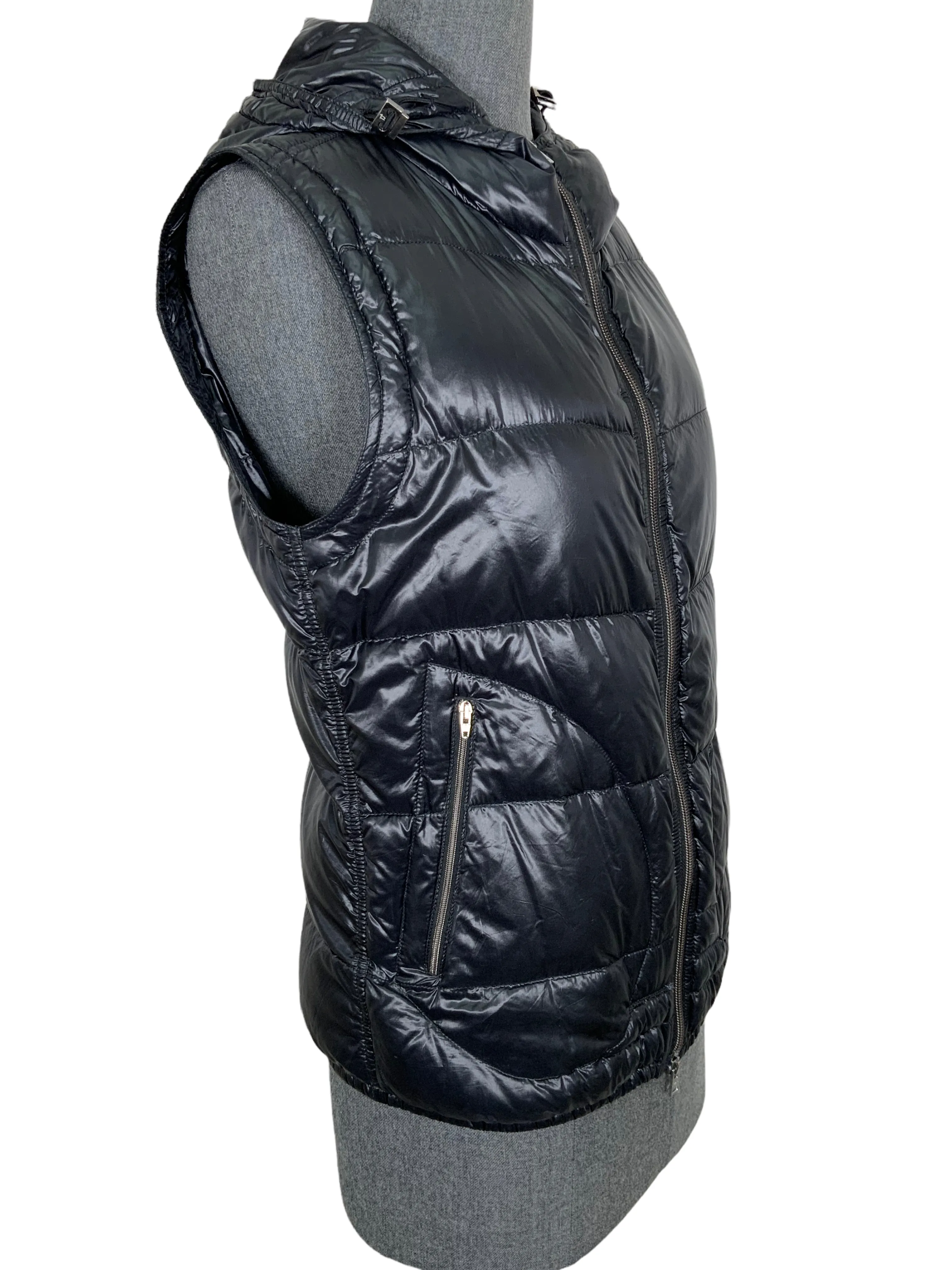 Herno Quilted Puffer Vest with Hood Size L