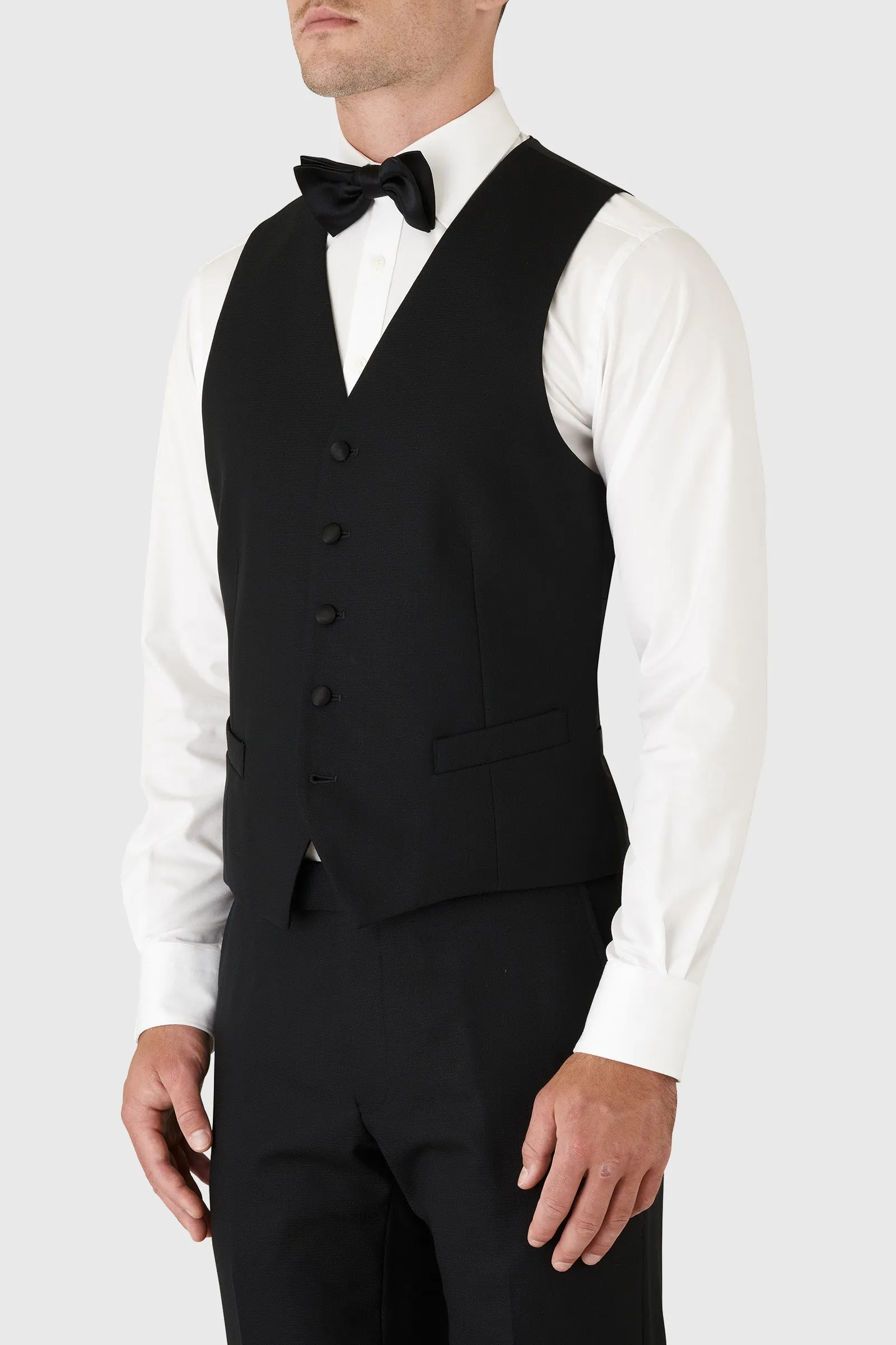 JOE BLACK FCK410 BLACK MAIL SUIT VEST