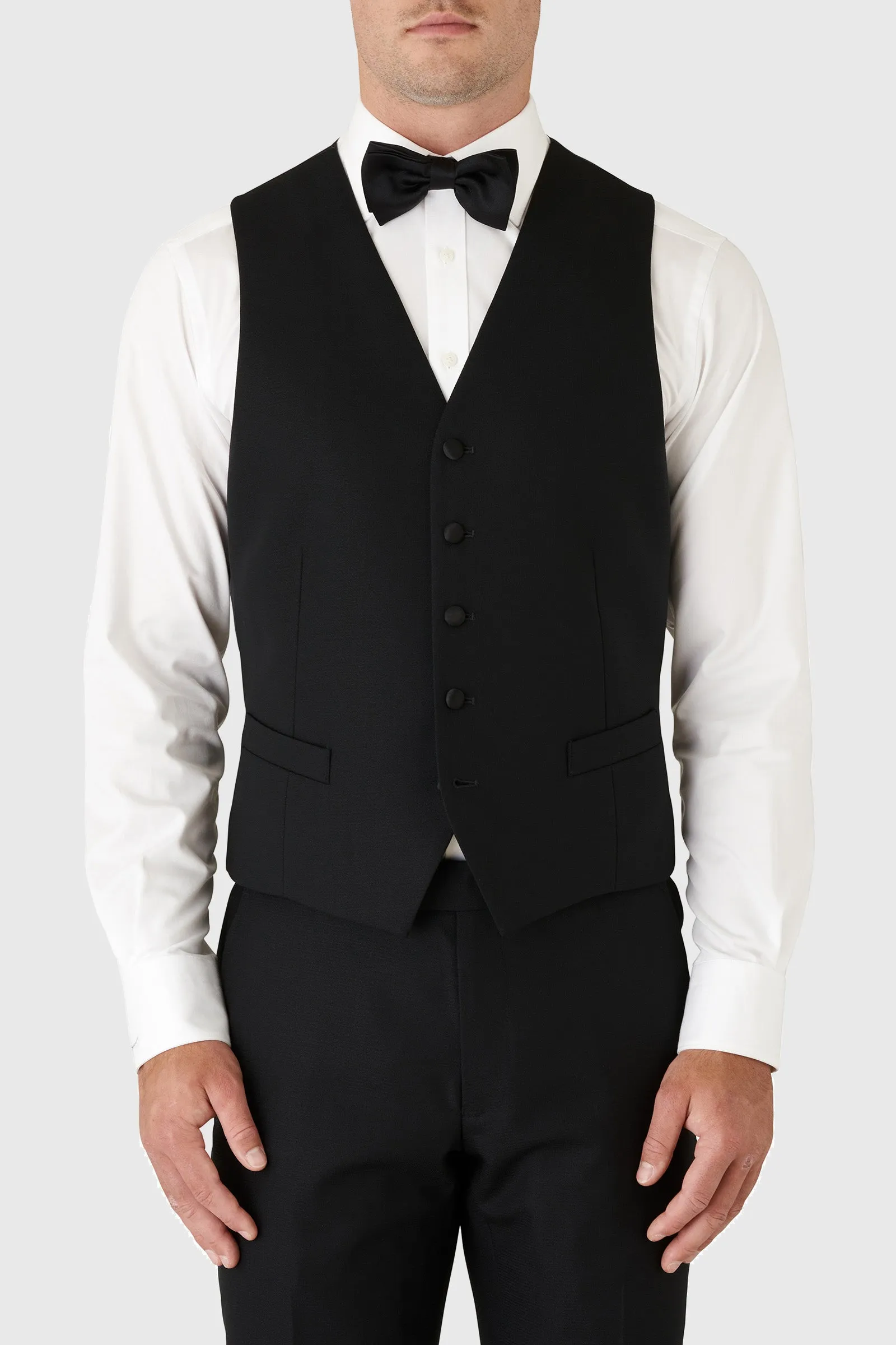 JOE BLACK FCK410 BLACK MAIL SUIT VEST