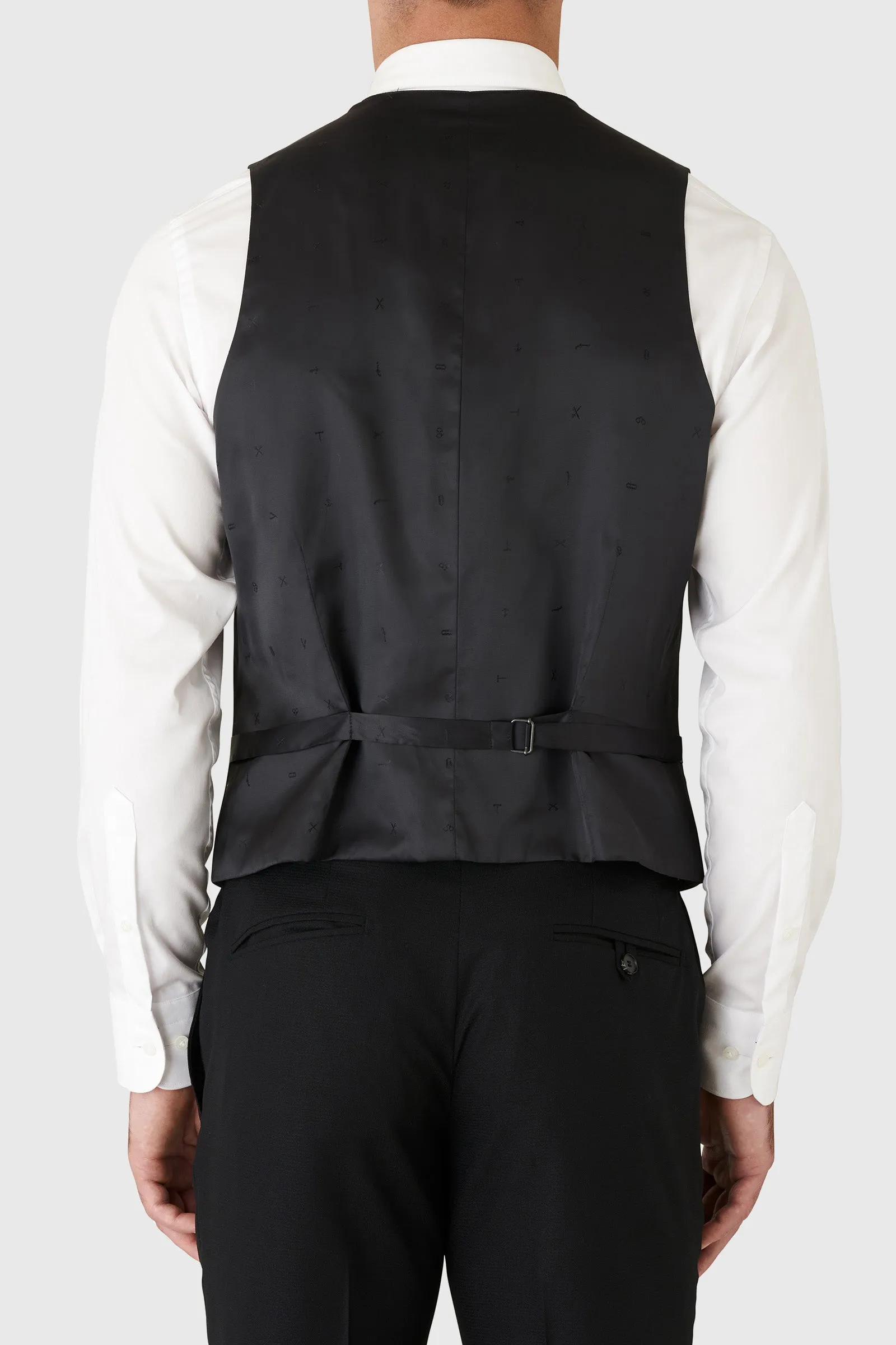 JOE BLACK FCK410 BLACK MAIL SUIT VEST