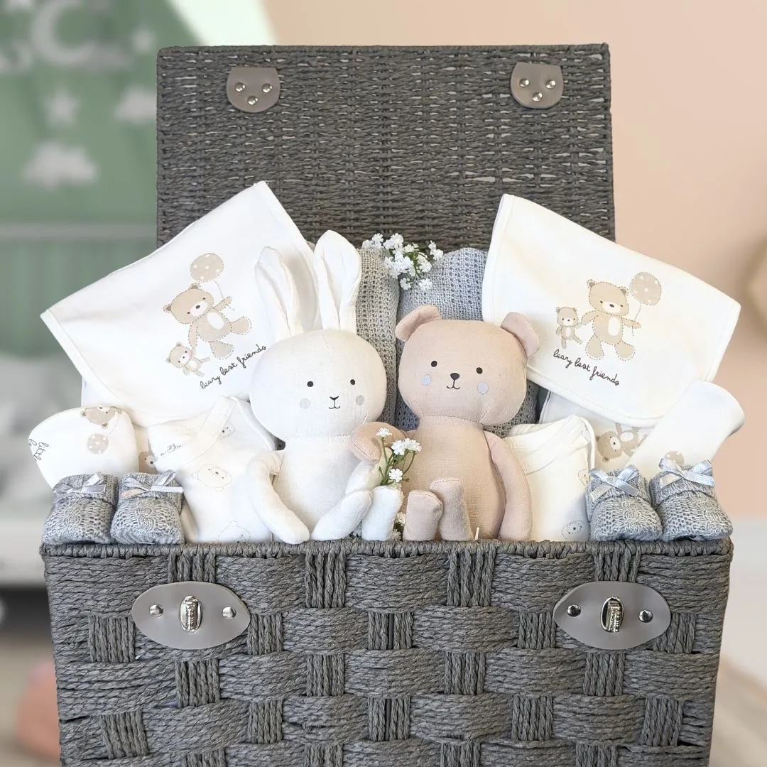 Large Twins Baby Gift Hamper Beary Best Friends