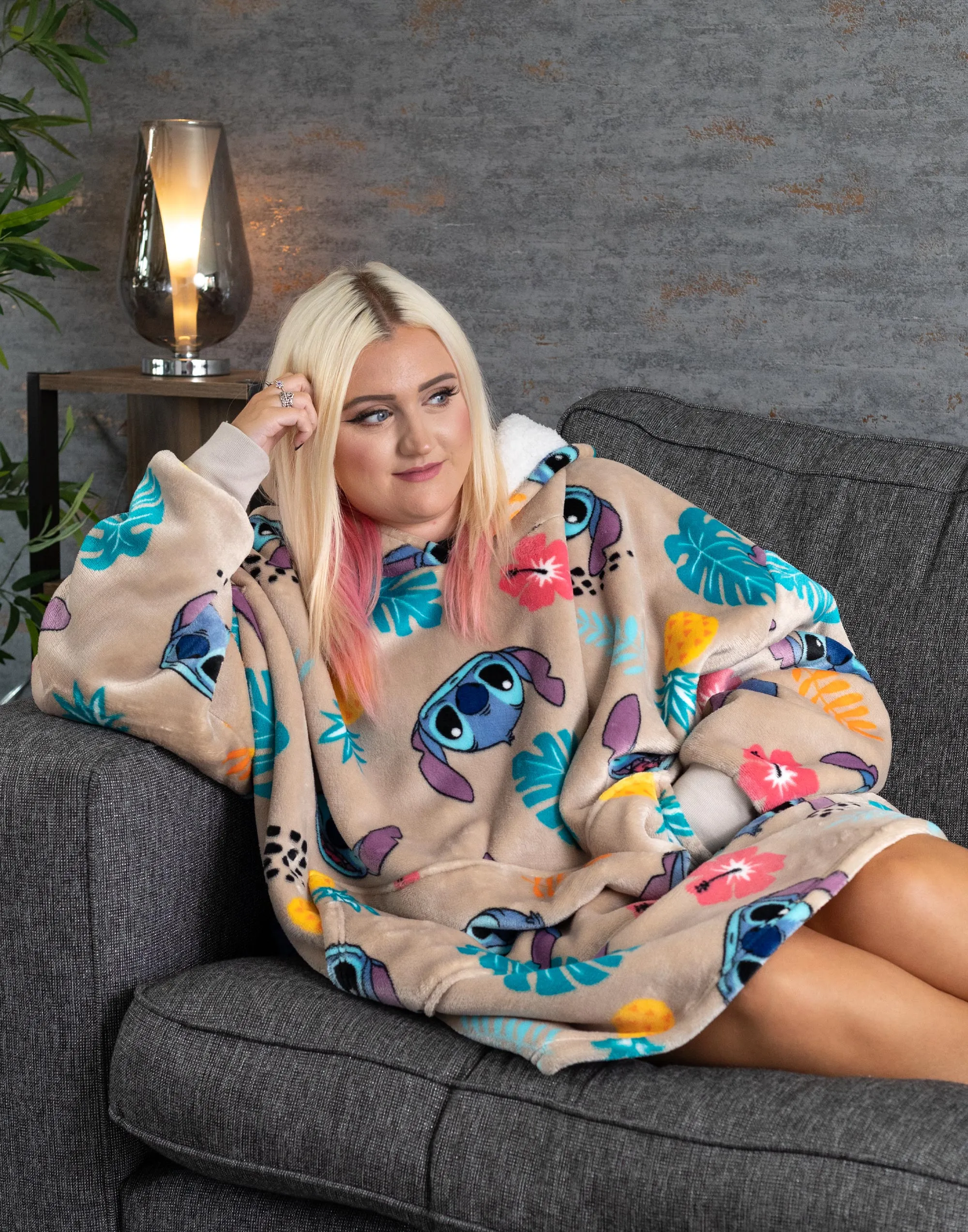 Lilo & Stitch Adult 'VUddie' Oversized Blanket Hoodie