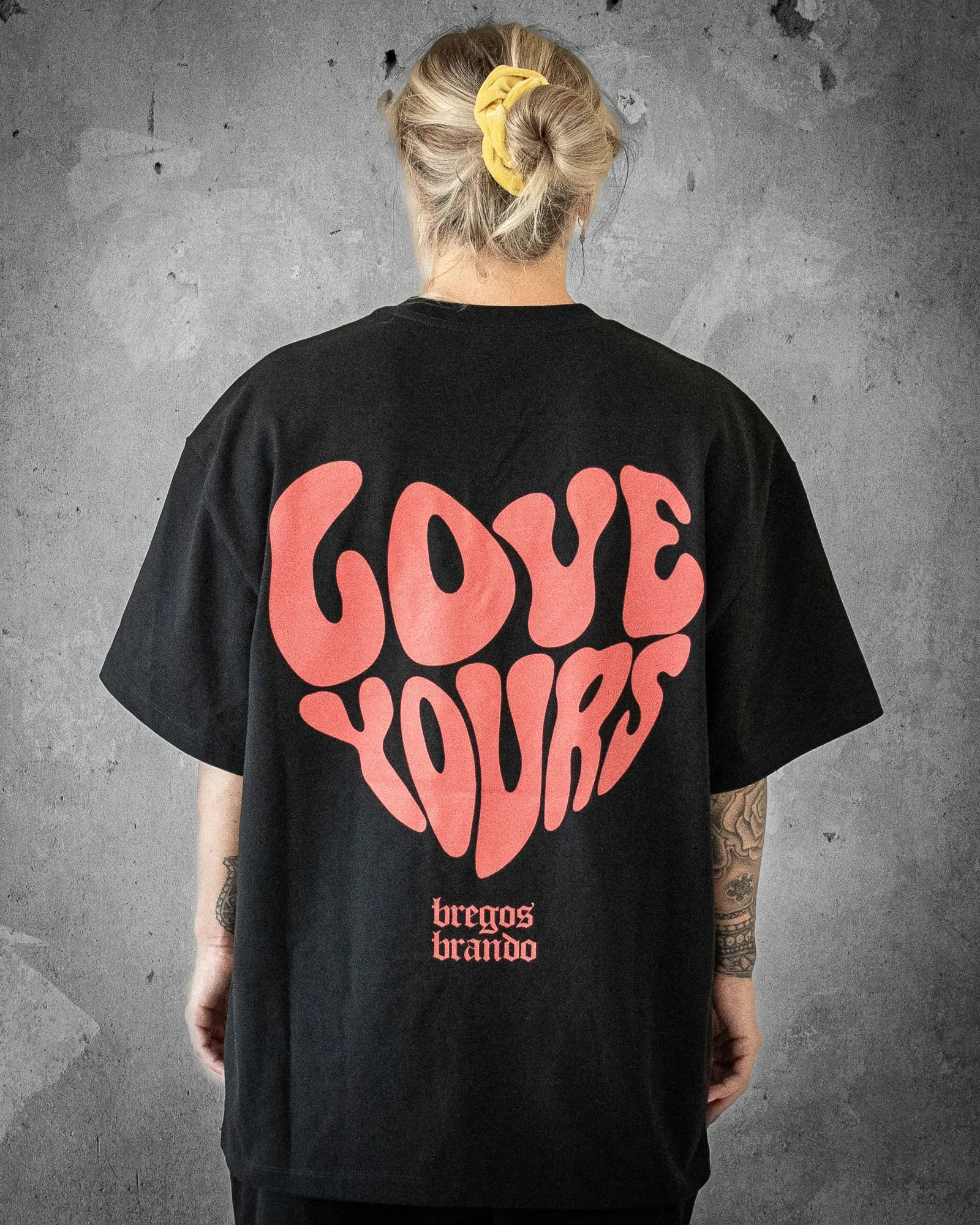 Love Yours | Black Boxy fit Women's T-shirt