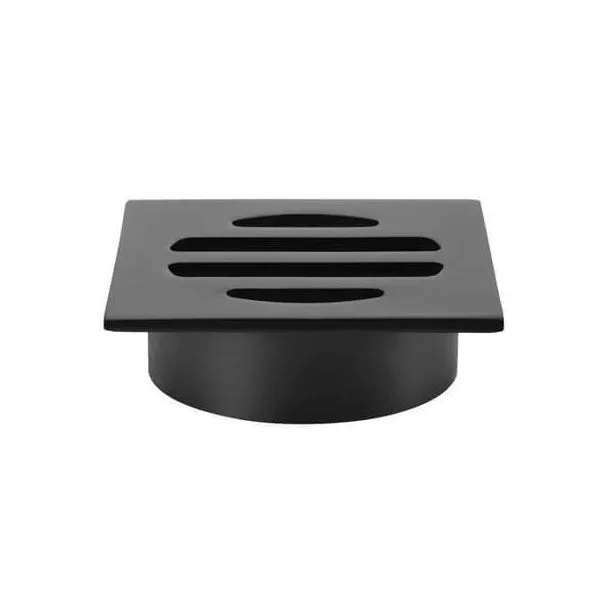 Meir Square Floor Grate Shower Drain 50mm Outlet - Matte Black