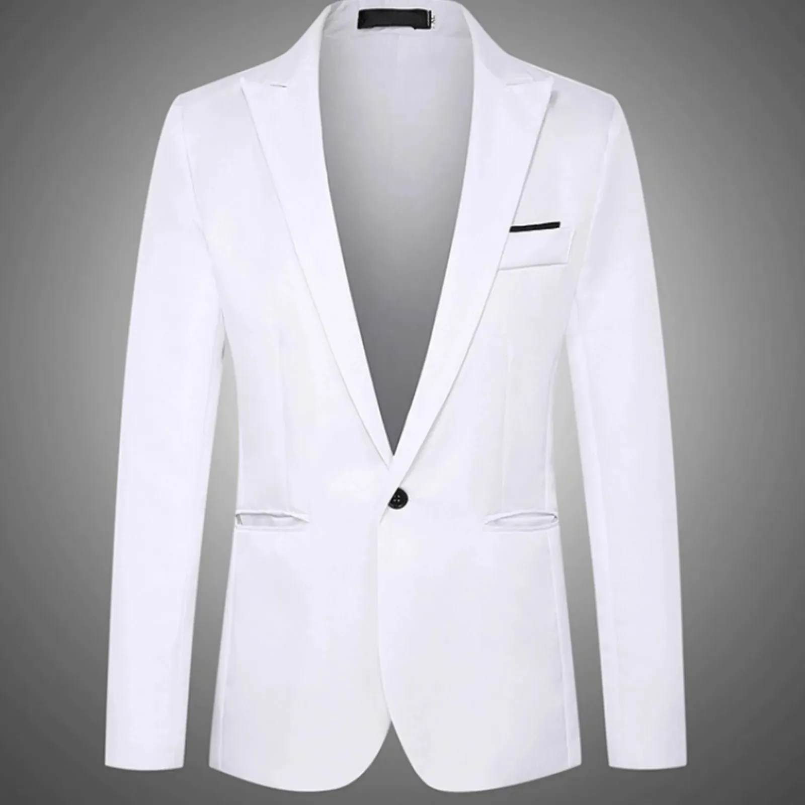 Men's Classic Slim Fit Two-Button Blazer | Ideal for All Seasons