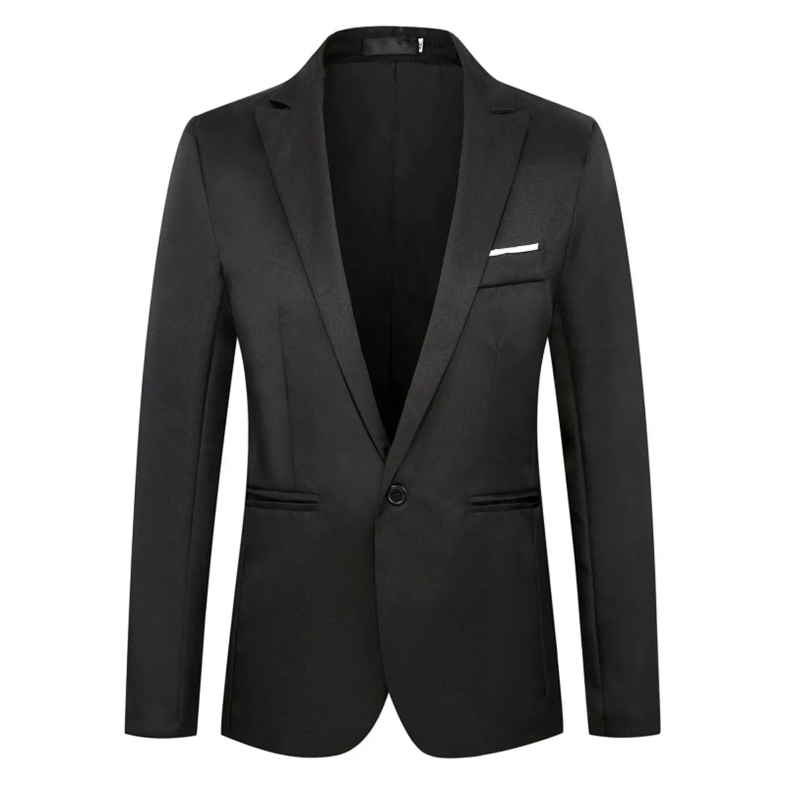 Men's Classic Slim Fit Two-Button Blazer | Ideal for All Seasons