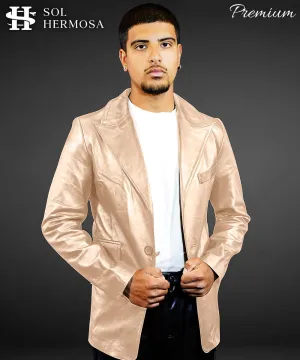 Men's Genuine Leather Blazer - Fernandez