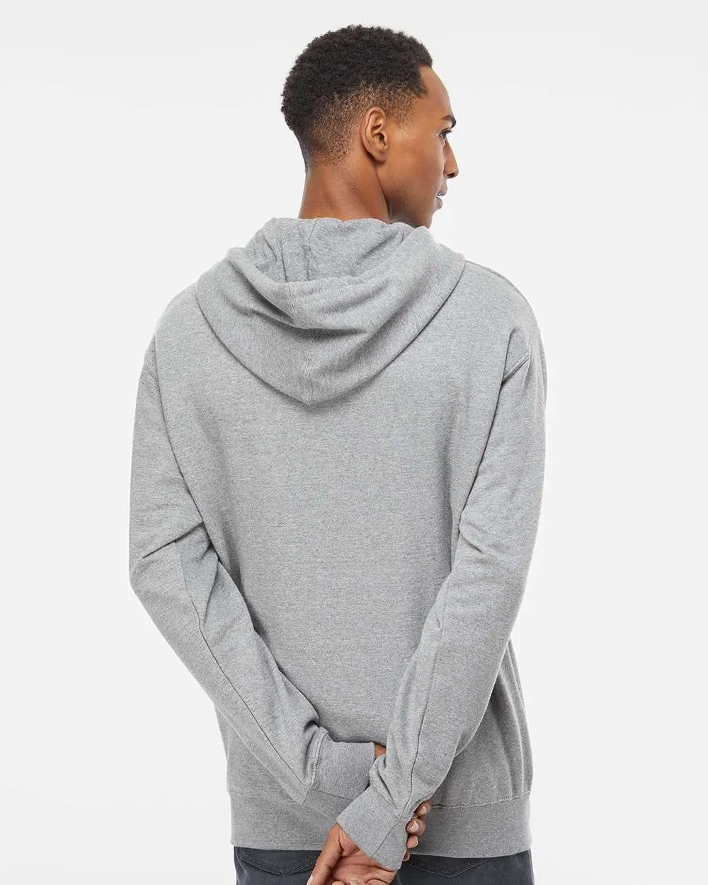 Midweight Full-Zip Hooded Sweatshirt