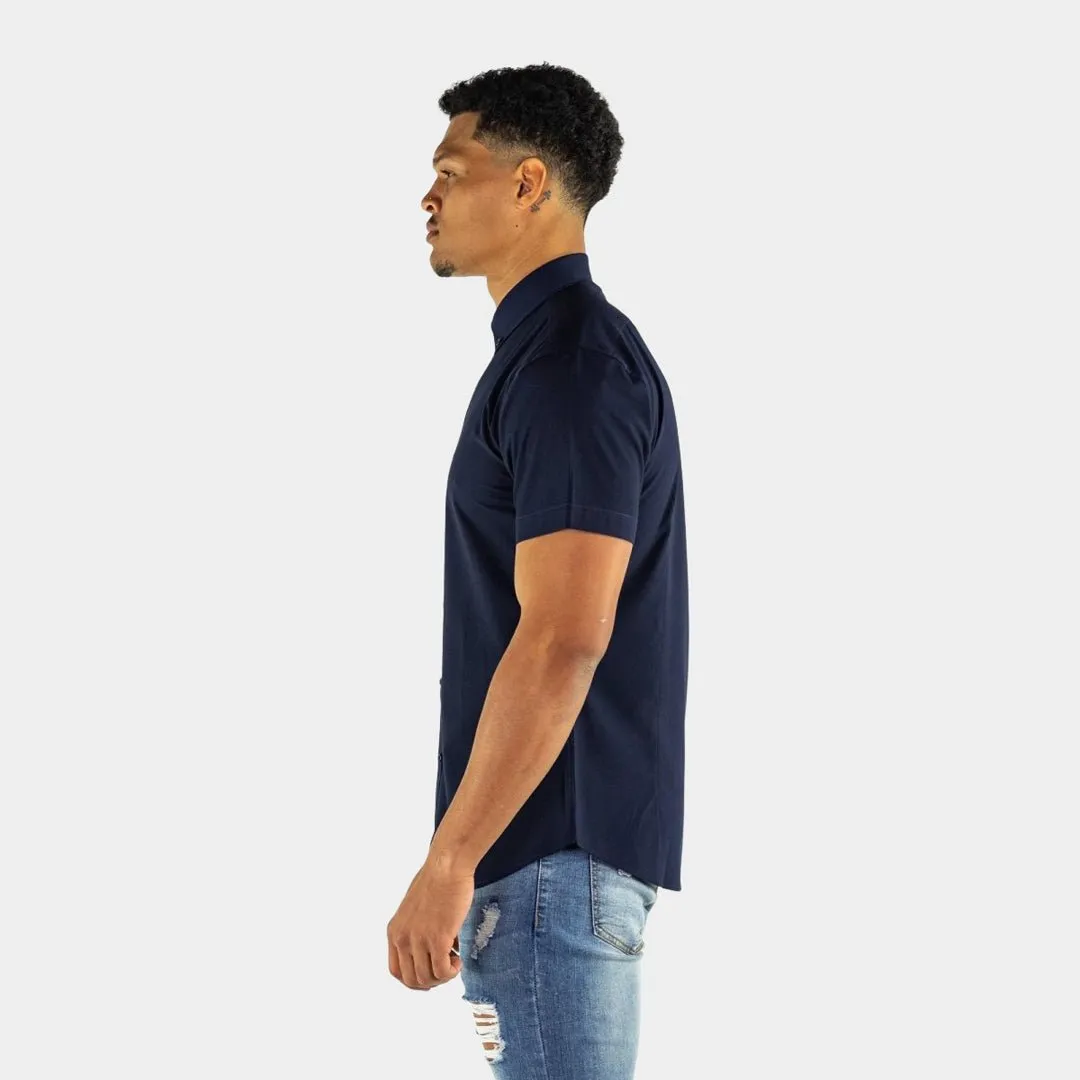 Performance Bamboo Short Sleeve Shirt - Navy