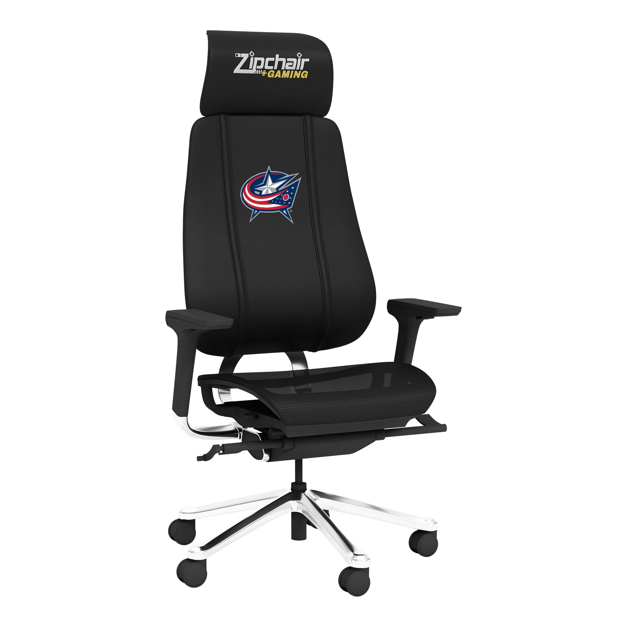 PhantomX Mesh Gaming Chair with Columbus Blue Jackets Logo