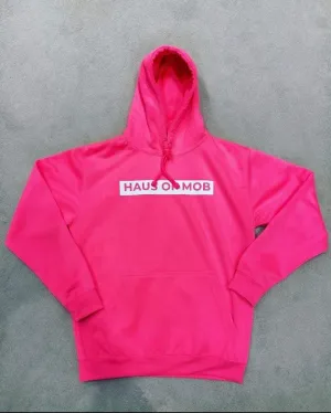 Pink Neon Box Haus Hoodie