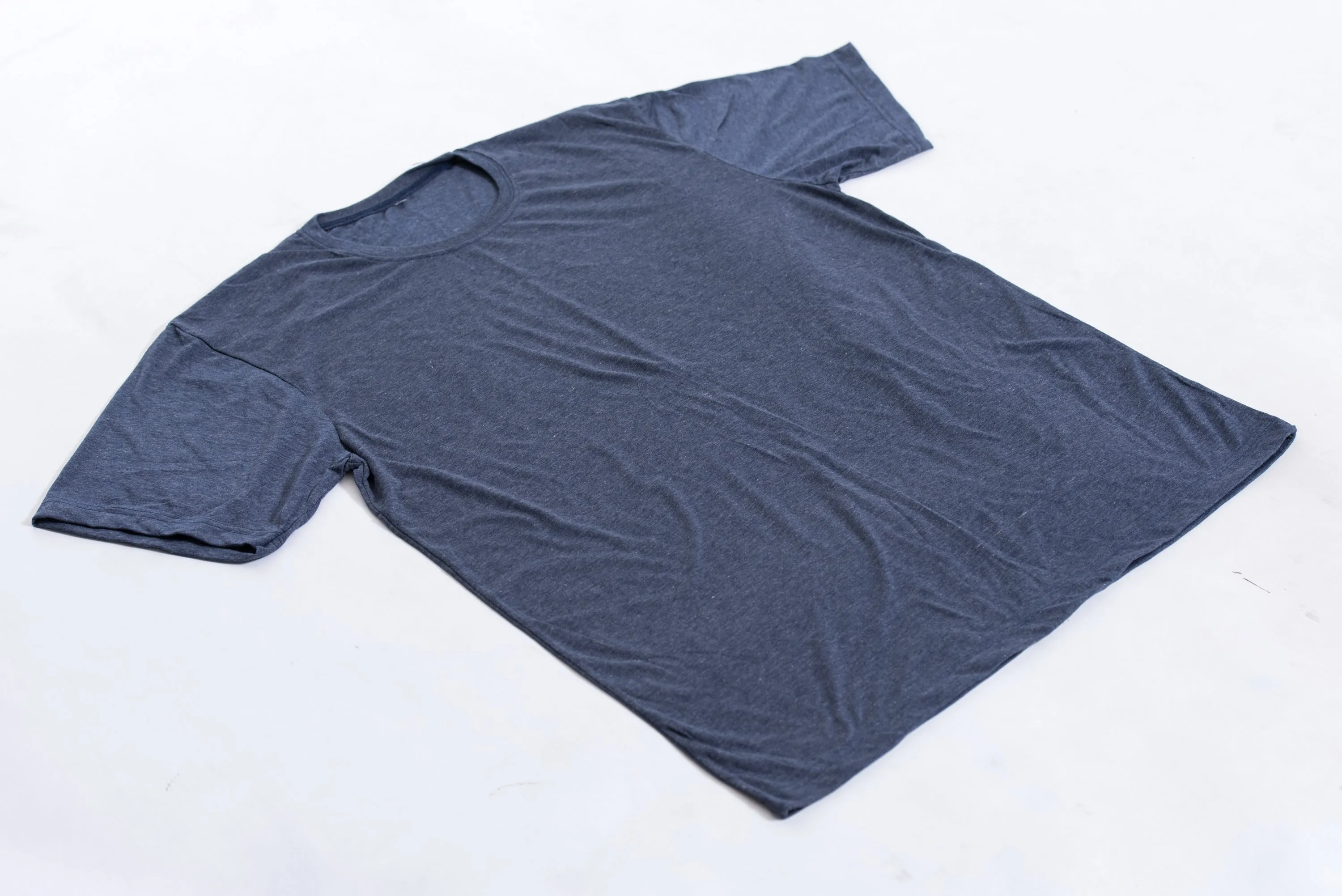 Plain Cotton T-Shirt in Navy