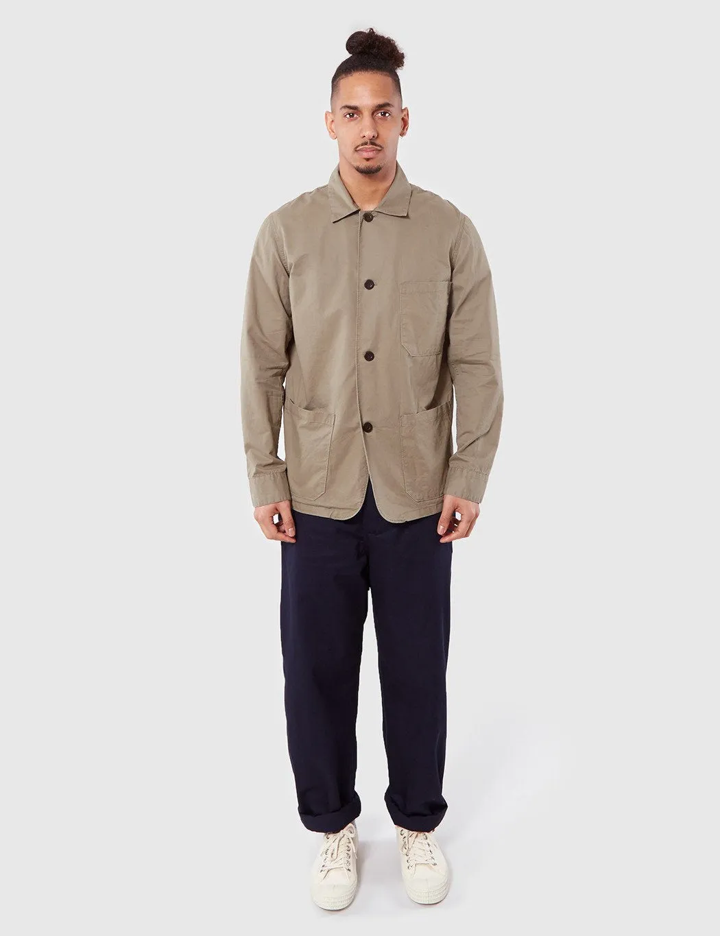 Portuguese Flannel Labura Jacket - Olive Green