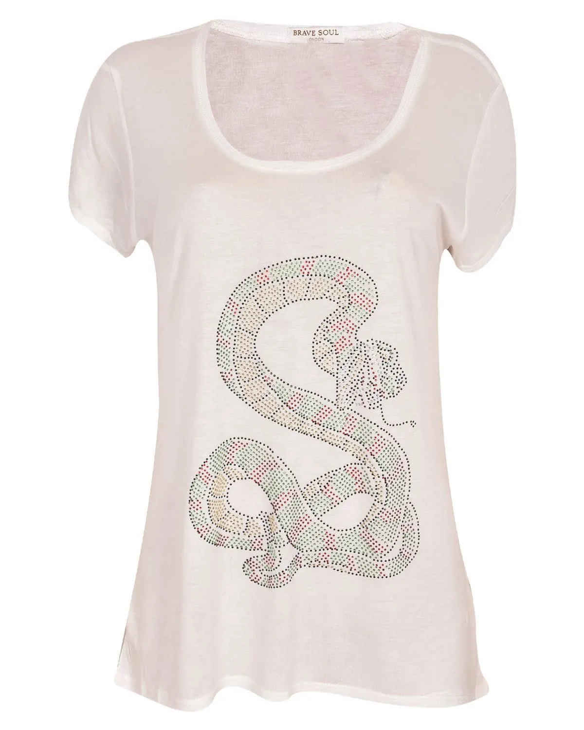 Python Scoop Neck T-Shirt - S