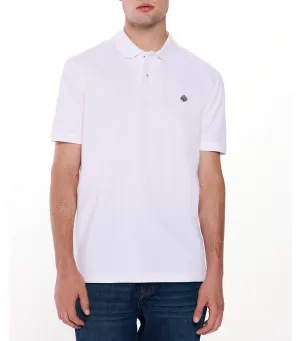 Regular Fit Basic Piqué Polo White