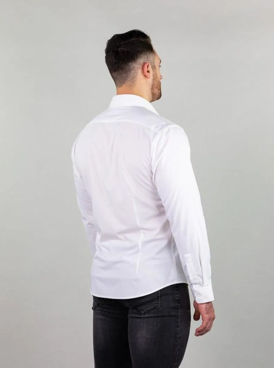 Return Sale - Performance Bamboo Dress Shirt - White