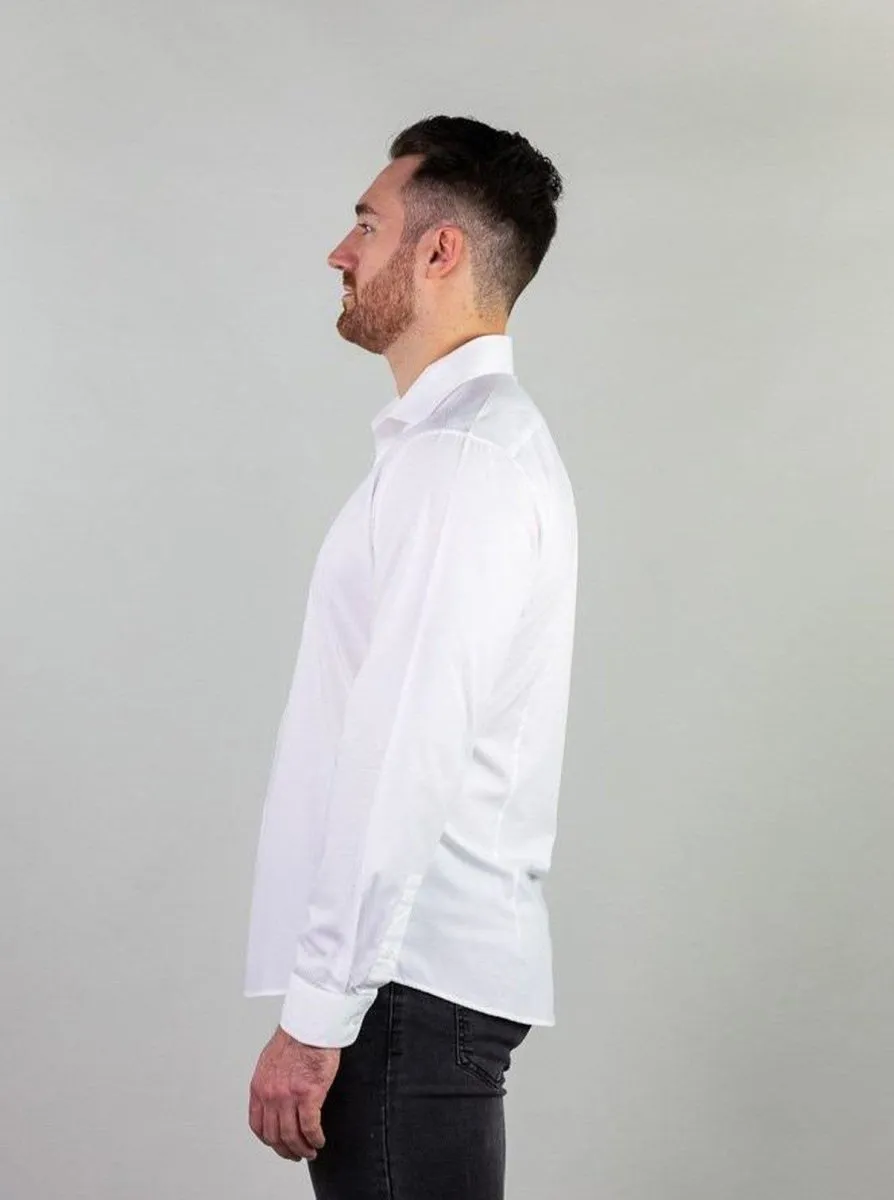 Return Sale - Performance Bamboo Dress Shirt - White