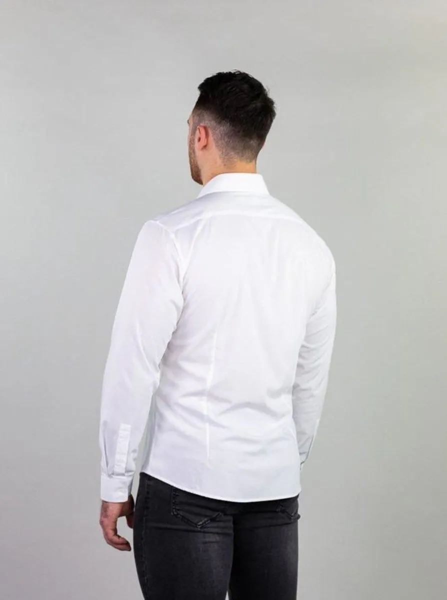 Return Sale - Performance Bamboo Dress Shirt - White