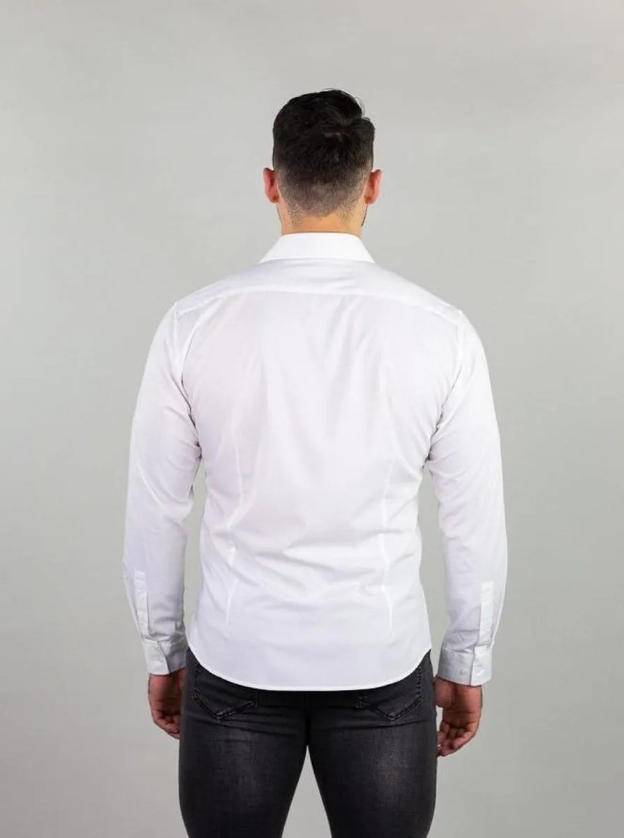 Return Sale - Performance Bamboo Dress Shirt - White