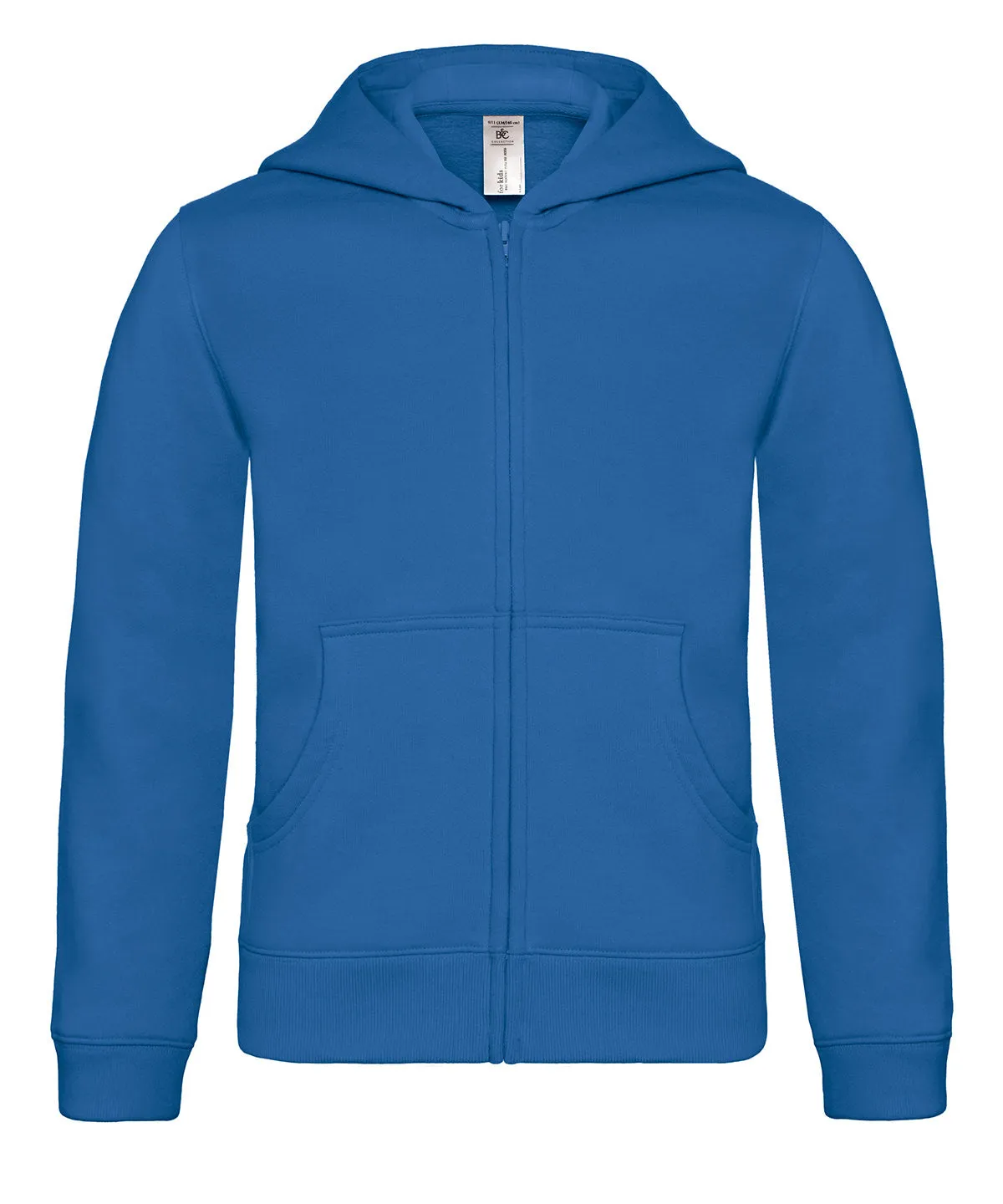 Royal Blue - B&C Hooded full-zip /kids