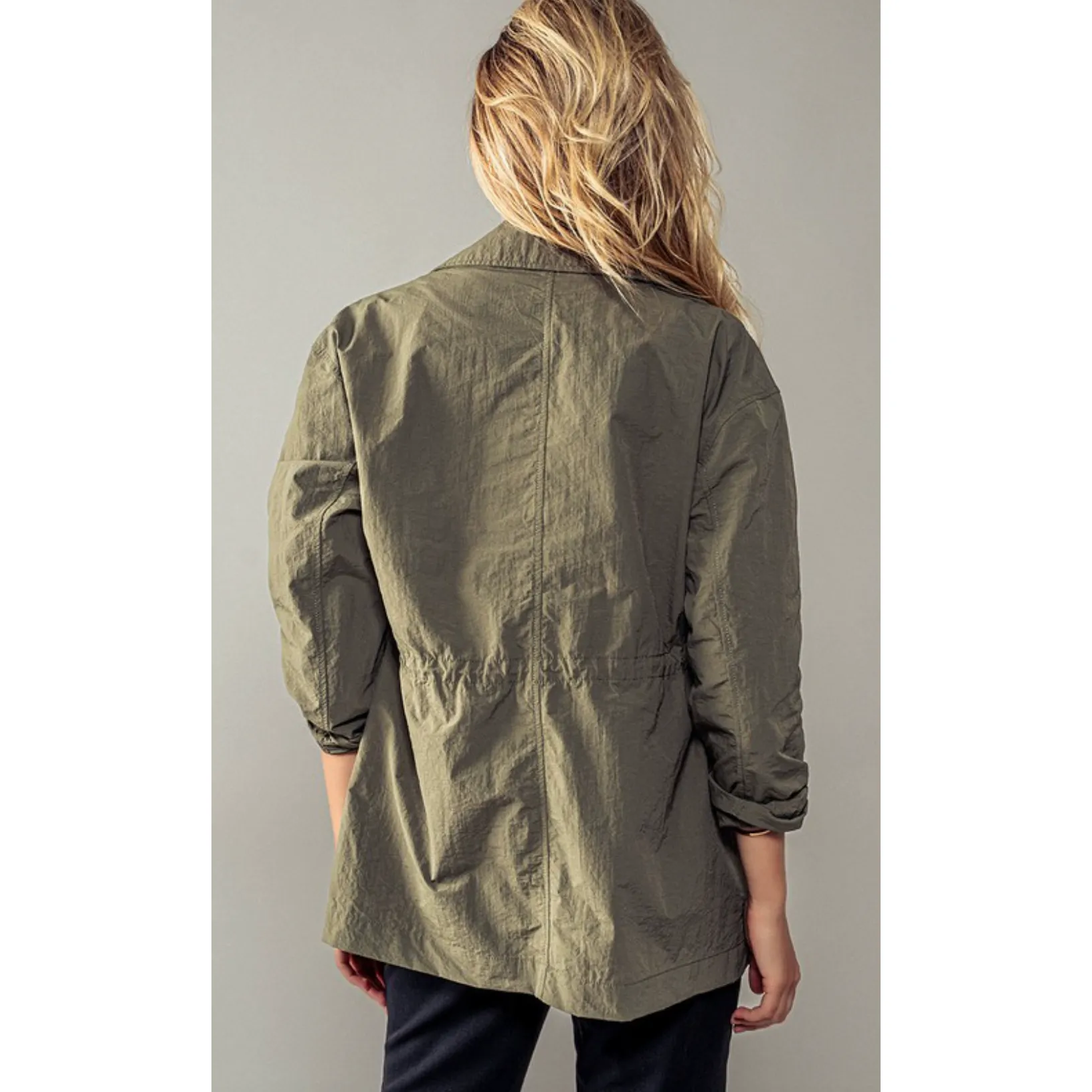 The Sag Harbor Olive Windbreaker Jacket