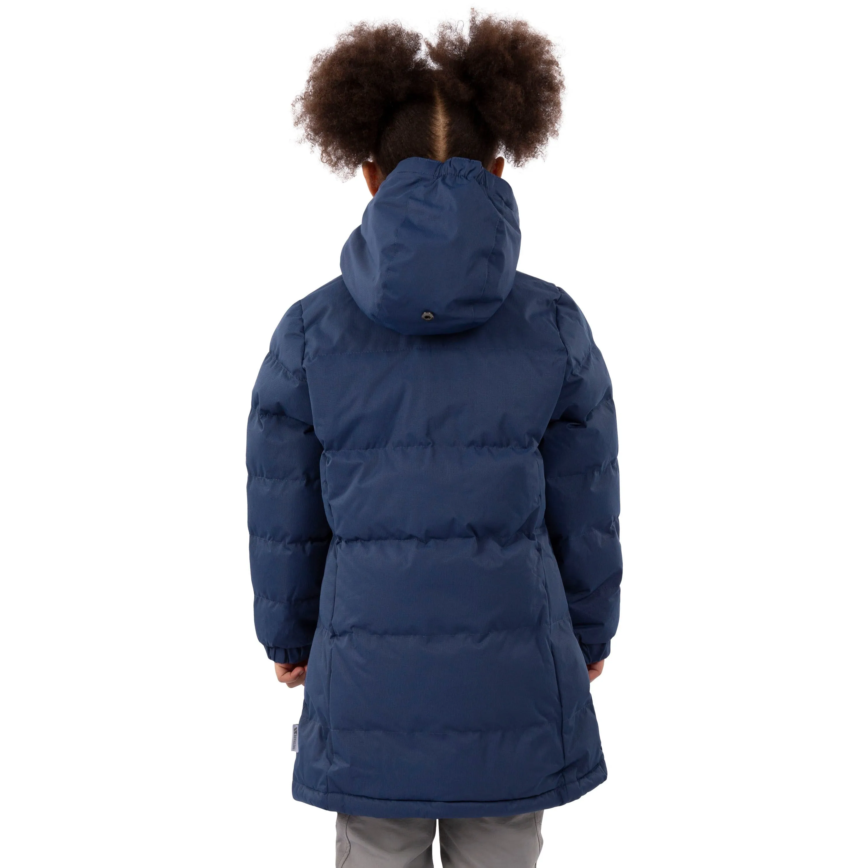 Tiffy Girls Padded Casual Jacket in Navy Tone