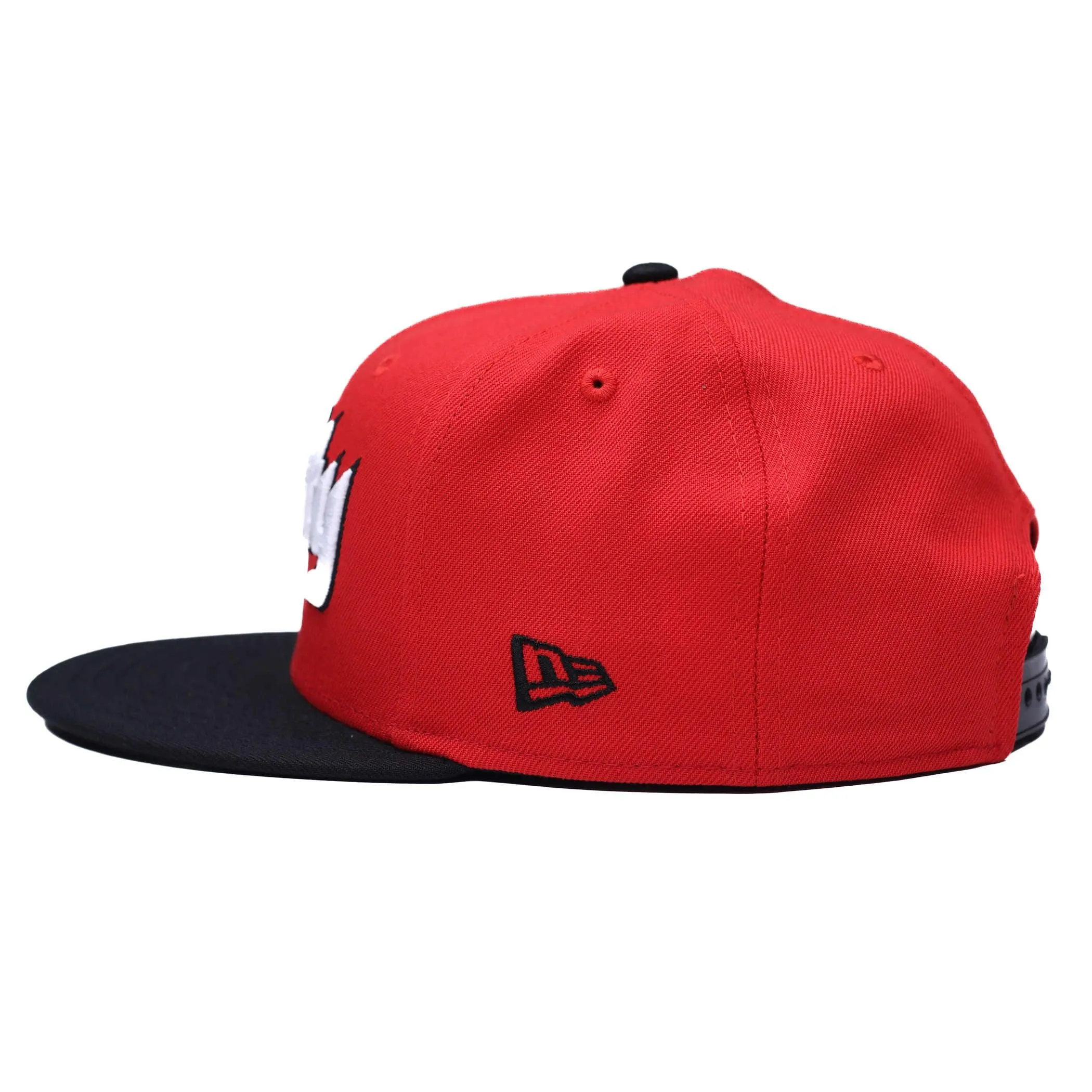 Trail Blazers New Era Rip City Red Flip 9FIFTY Snapback