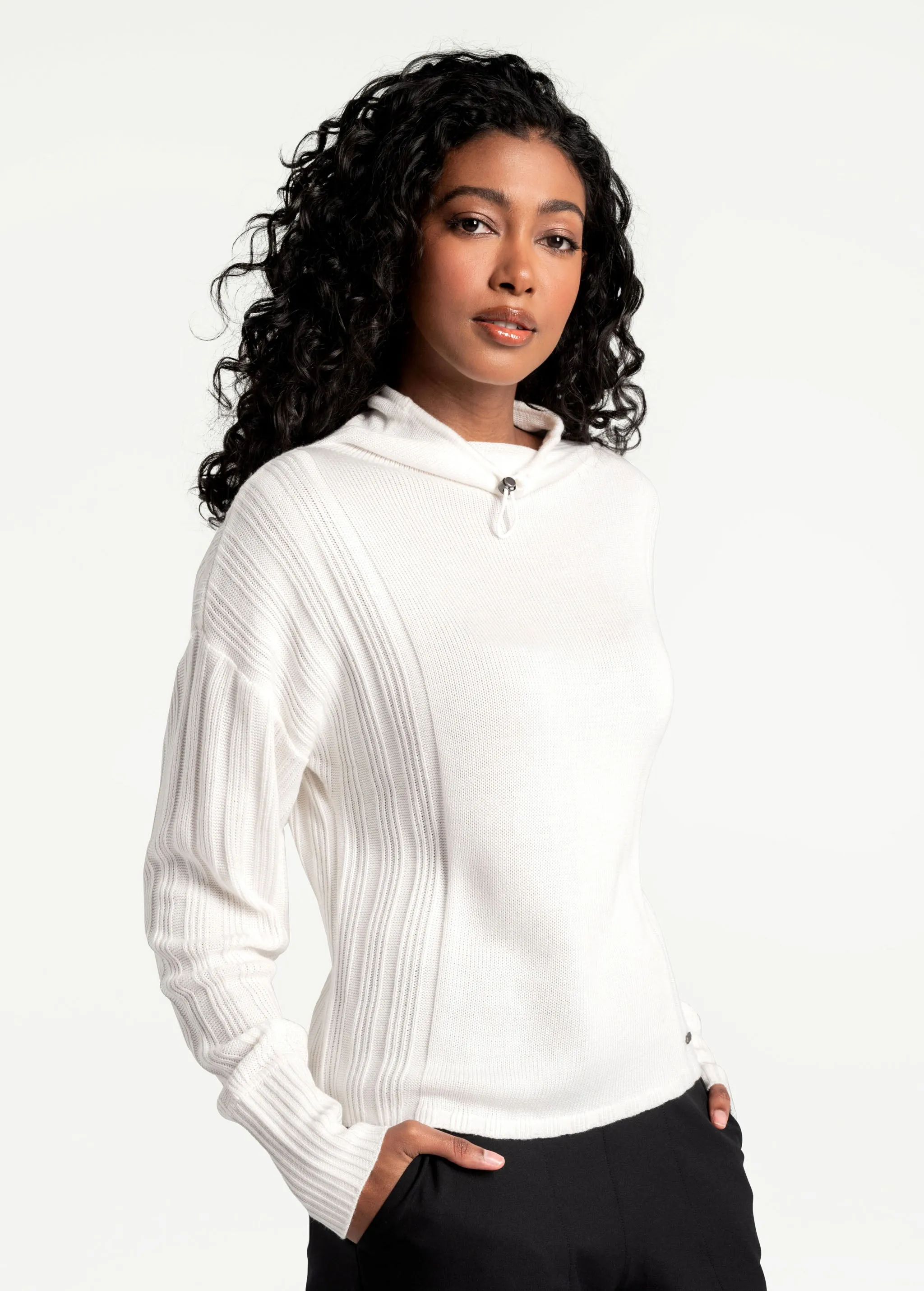 Vanier Funnel-Neck Pullover Sweater