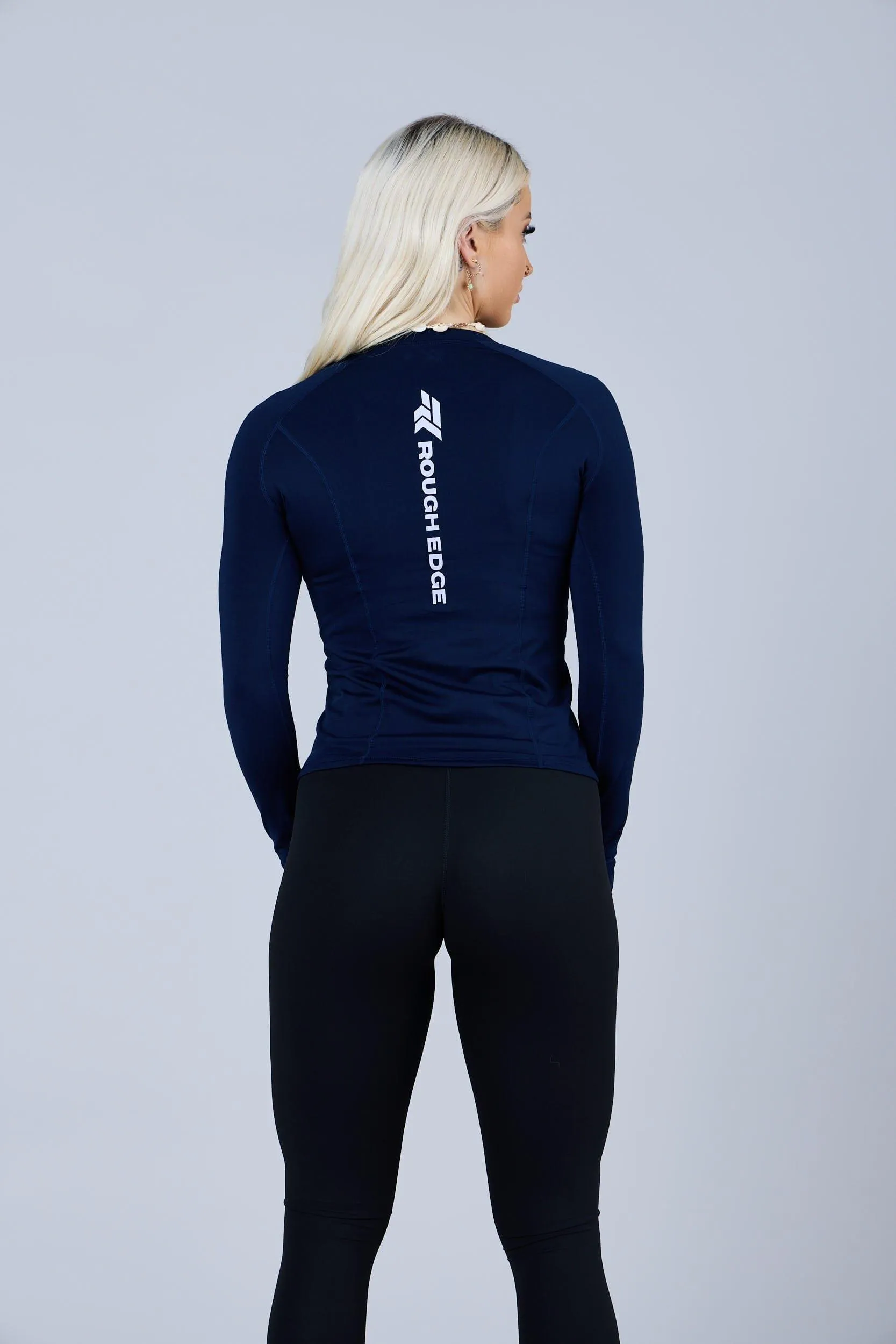 Womens HeatX© Long Sleeve Dark Blue